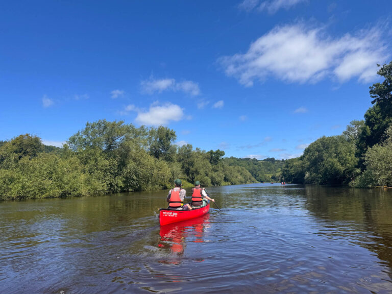 Kayaking experience on our retreat for men